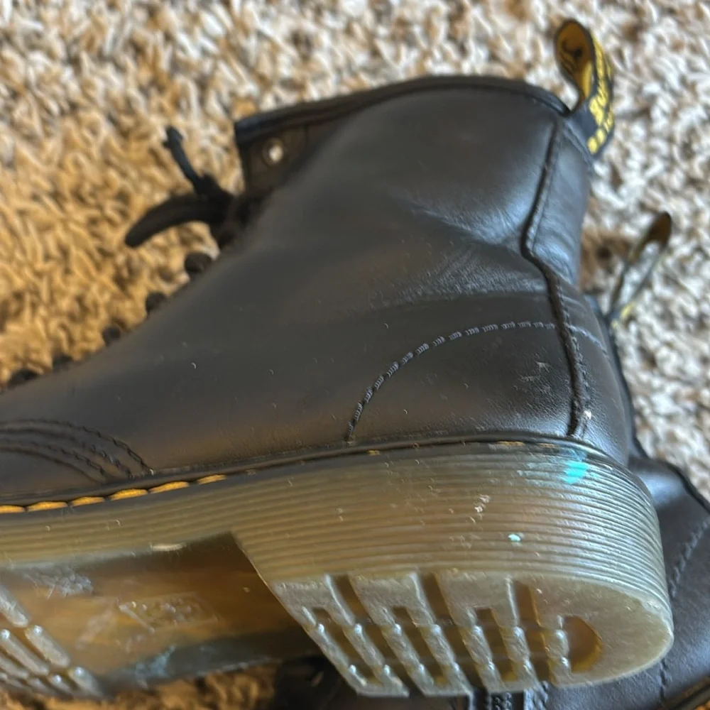 Dr Martens Kids Black Leather‎ Lace Boots Size 3